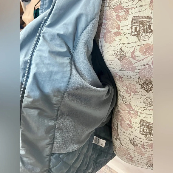 EDDIE BAUER Women's Cadet blue fleece lined windbreaker jacket size XL. - Picture 9 of 12